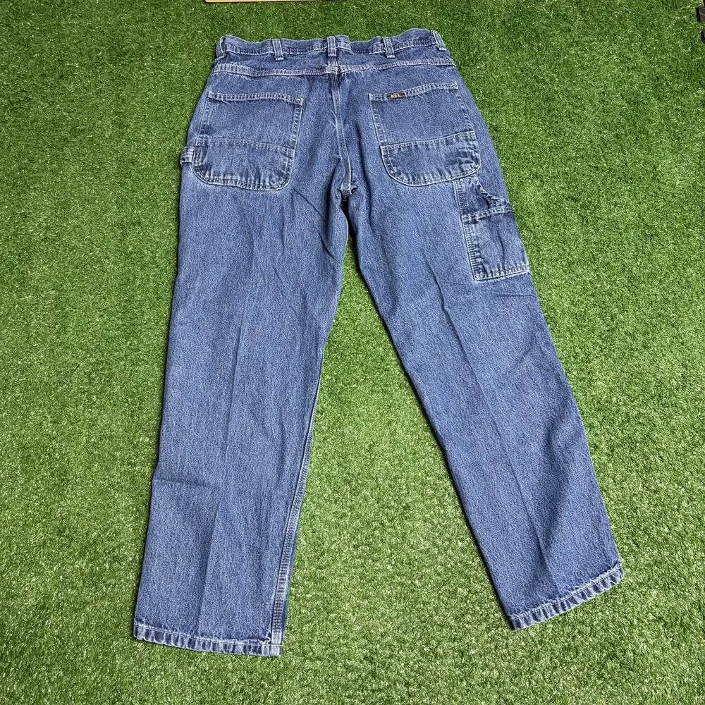 Key Carpenter Pants Men’s 34x30 Tan Workwear Hammer Loop Utility Jeans